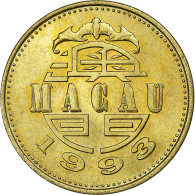 Macao, 50 Avos, 1993, British Royal Mint, Laiton, SUP, KM:72 - Macau