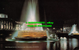 R526476 The Fountains. Trafalgar Square. London. Salmon - Sonstige & Ohne Zuordnung