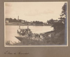 2 PHOTOS ORIGINALES " Le Bac De BÉNODET Et Entrée Du Port De DOUARNENEZ " 1928/29 " " PHOT091A ET B - Lieux