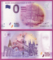 0-Euro UEAW 2016-2 MUSÉE OCÉANOGRAPHIQUE DE MONACO - Essais Privés / Non-officiels