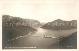13116328 Melide Lago Di Lugano Ponte Di Melide Melide - Autres & Non Classés