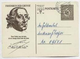 GERMANY REICH ENTIER 6C POSTKARTE FRIEDRICH GROSSE 28.1.1940 TO N°09581 - Tarjetas