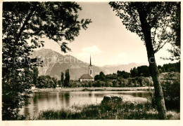 13114820 Buchs SG Uferpartie Am Rhein Blick Zur Kirche Alpen Buchs SG - Autres & Non Classés