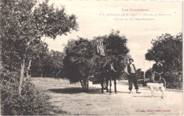 FR66 ESTAGEL - Labouche 152 - Col De La Bataille - Route De MILLAS à ESTAGEL - Attelage En Gros Plan - Animée - Belle - Otros & Sin Clasificación