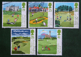 GOLF Scottish Golf Courses (Mi 1522-1526) 1994 Used Gebruikt Oblitere ENGLAND GRANDE-BRETAGNE GB GREAT BRITAIN - Gebruikt