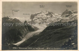 13114750 Zermatt VS Panorama Mit Schwarzsee Gornergletscher Walliser Alpen  - Autres & Non Classés