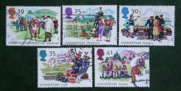 SUMMERTIME Event Cow (Mi 1529-1533) 1994 Used Gebruikt Oblitere ENGLAND GRANDE-BRETAGNE GB GREAT BRITAIN - Usati