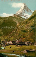 13114648 Zermatt VS Panorama Blick Zum Matterhorn Walliser Alpen  - Autres & Non Classés