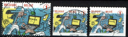 België OBP 3714,3719 - Schrijfmachines, Les Machines à écrire, Typewriters - Mac - Used Stamps