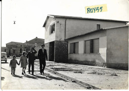 Calabria-cosenza-s.lorenzo Del Vallo Scuola Veduta Edificio Scuole Elementari Animata Anni 50 - Autres & Non Classés