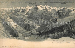 13114568 Thun BE Thuner See Und Umgebung Alpenpanorama Aus Der Vogelperspektive  - Altri & Non Classificati