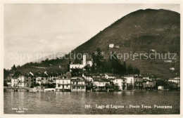 13114532 Ponte Tresa Lago Di Lugano Ansicht Vom See Aus Ponte Tresa - Andere & Zonder Classificatie