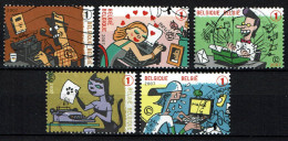 België OBP 3710/14 - Schrijfmachines, Les Machines à écrire, Typewriters - Used Stamps