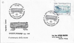 Fdc Ditta Ignota: GIUSEPPE PIERMARINI (2008); No Viaggiata; Annullo Speciale Foligno - FDC