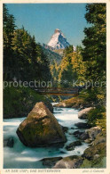 13114171 Zermatt VS Partie An Der Visp Blick Zum Matterhorn Walliser Alpen  - Sonstige & Ohne Zuordnung