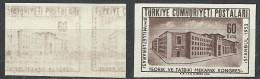 Turkey; 1952 8th Interntional Congress Of Theoretic And Applied Mechanics 60 K. ERROR "Abklatsch & Imperf." - Unused Stamps