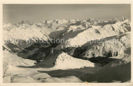 13114144 Weissfluh Aussicht Gegen Silvrettagruppe Alpenpanorama Weissfluh - Sonstige & Ohne Zuordnung