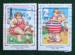 Beach Cartoon Mi 1508-1509 Yv 1753-1754 SG 1815-16 1994 Used Gebruikt Oblitere ENGLAND GRANDE-BRETAGNE GB GREAT BRITAIN - Usados