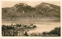 13113928 Spiez BE Panorama Thunersee Gegen Ralligstoecke Alpen Spiez - Altri & Non Classificati