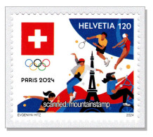 Switzerland 2024 (2/24) Olympische Sommerspiele - Jeux Olympiques D’été Paris - Olympic Games  MNH ** - Ungebraucht