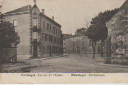 (57) MORHANGE . La Rue De L'Eglise - Morhange