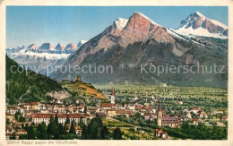 13113863 Ragaz Bad Panorama Blick Gegen Die Churfirsten Appenzeller Alpen Bad Ra - Other & Unclassified