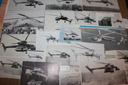 Lot De 43g D'anciennes Coupures De Presse De L'hélicoptère Américain Sikorsky S-60 - Aviazione