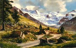 13113843 Roseg-Gletscher Gebirgspanorama Alpen Roseg - Andere & Zonder Classificatie