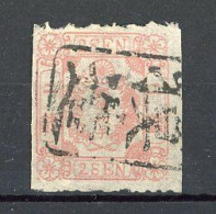 JAPON - 1872 Yv. N° 11B Papier Mince Uni (o) 2s Rouge Cote 80 Euro BE R 2 Scans - Gebruikt