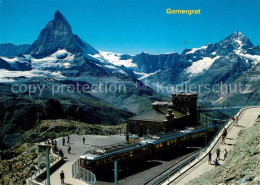 13111082 Gornergratbahn Zermatt Station Gornergrat Matterhorn Dent Blanche  Gorn - Sonstige & Ohne Zuordnung