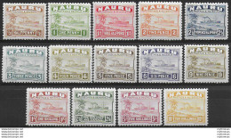 1937-48 Nauru Pittorica 14v. MNH SG 26B/39B - Autres & Non Classés