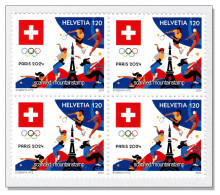 Switzerland 2024 (2/24) Olympische Sommerspiele - Jeux Olympiques D’été Paris - Olympic Games  MNH ** Block 4 - Ungebraucht