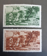 Réunion 1942 Yvert 7 & 8 MNH - Airmail