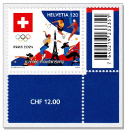 Switzerland 2024 (2/24) Olympische Sommerspiele - Jeux Olympiques D’été Paris - Olympic Games  MNH ** Barecode - Neufs