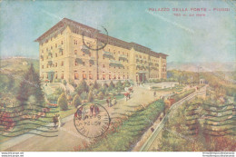 Aa553 Cartolina Fiuggi Palazzo Della Fonte 1921 Provincia Di Frosinone - Frosinone