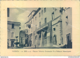 Aa675 Cartolina Pratica Piazza Vittorio Emanuele  E Palazzo Municipale Frosinone - Frosinone