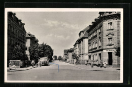 AK Böhlitz-Ehrenberg, Pestalozzistrasse Mit Fussgängern  - Sonstige & Ohne Zuordnung