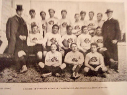 1899 RUGBY - DEUX CHAMPIONS DE RUGBY - ASSOCIATION VELOCIPÉDIQUE D'AMATEURS - ASSOCIATION ATHLÉTIQUE D'ALBERT LE GRAND - Tijdschriften - Voor 1900