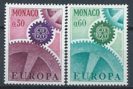 Monaco YT 729-730 Neuf Sans Charnière - XX - MNH Europa 1967 - Nuevos