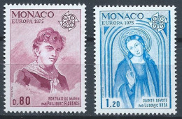 Monaco YT 1003-1004 Neuf Sans Charnière - XX - MNH Europa 1975 - Neufs