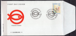 Denmark 1988 FDC - Welfare Of The Danish Church - FDC