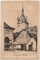 67. HAGUENAU. Marché Aux Grains. Eau-Forte De A. Belsky - Haguenau