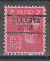 USA Precancel Vorausentwertungen Preo Locals Michigan, Elberta 729 - Precancels