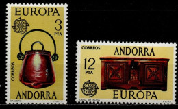 Andorre Espagnole YT 94-95 Neuf Sans Charnière - XX - MNH Europa 1976 - Nuovi