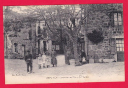 AB618 07 ARDECHE  EMPURANY PLACE DE L'EGLISE - Andere & Zonder Classificatie