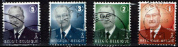 België OBP 3695 3696 3697 3698 - Dynastie Roi King Koning Albert II MVTM - Gebruikt