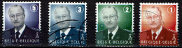 België OBP 3695 3696 3697 3698 - Dynastie Roi King Koning Albert II MVTM - Gebruikt