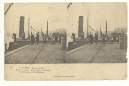 44/ CPA A 1900 Stéréoscopique - Nantes - Inspection De La Douane Au Déchargement Des Bateaux - Nantes