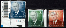 België OBP 3695 3696 3697 - Dynastie Roi King Koning Albert II MVTM - Gebruikt