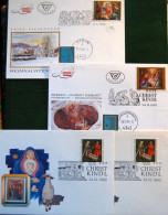 Autriche Austria - 4 FDC Christkindl - FDC